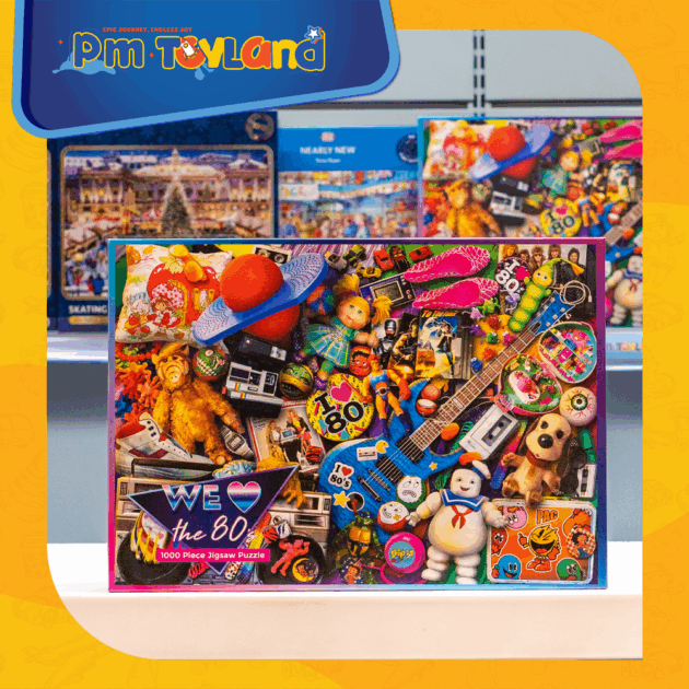 We Love the 80s 1000 Piece Jigsaw Puzzle