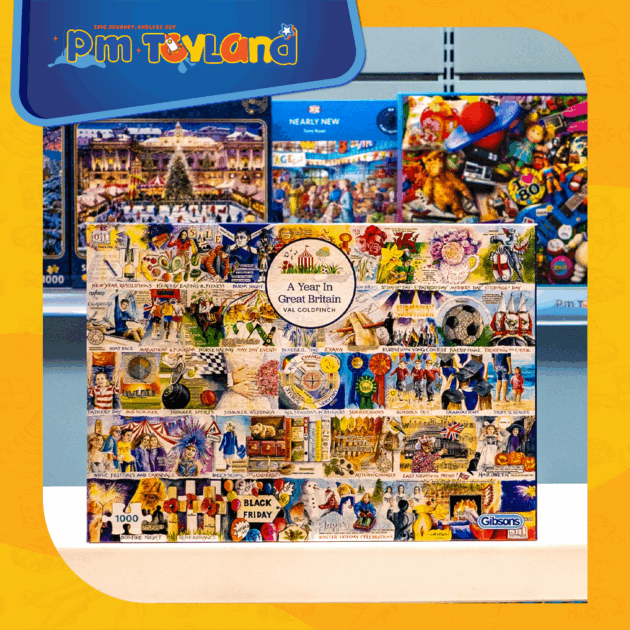 A Year in Great Britain 1000 Piece Jigsaw Puzzle