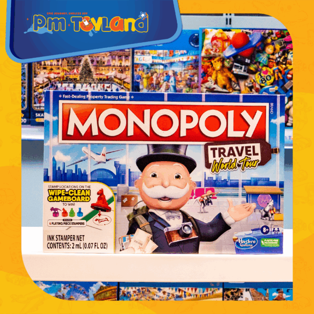 Monopoly Travel World Tour Board Game Hasbro Gaming Parker Brothers New