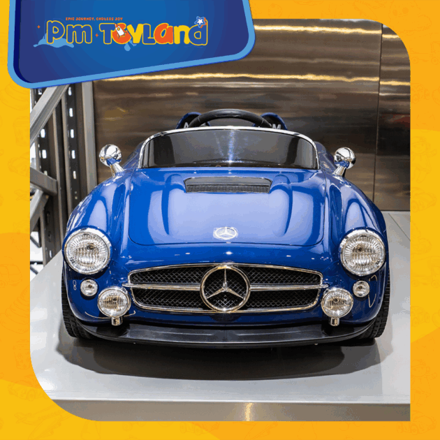 Kids Electric Vintage Mercedes-Benz Ride On Sports Car