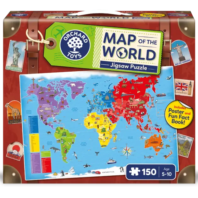 MAP OF THE WORLD PUZZLE