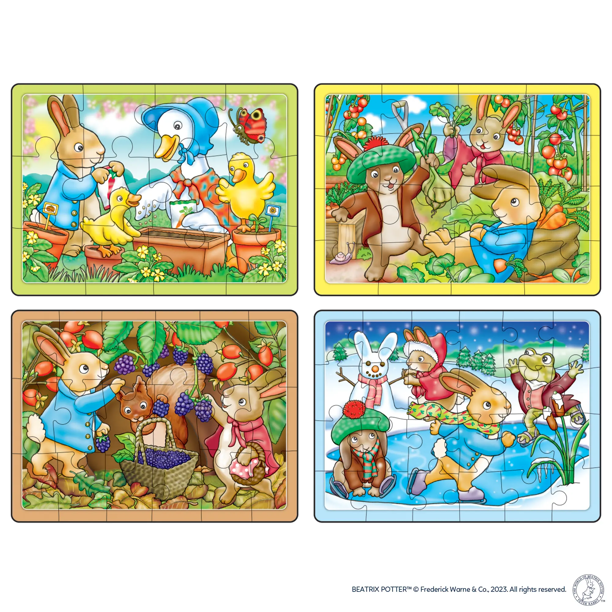 PETER RABBIT 4 IN A BOX PUZZLES - Image 4