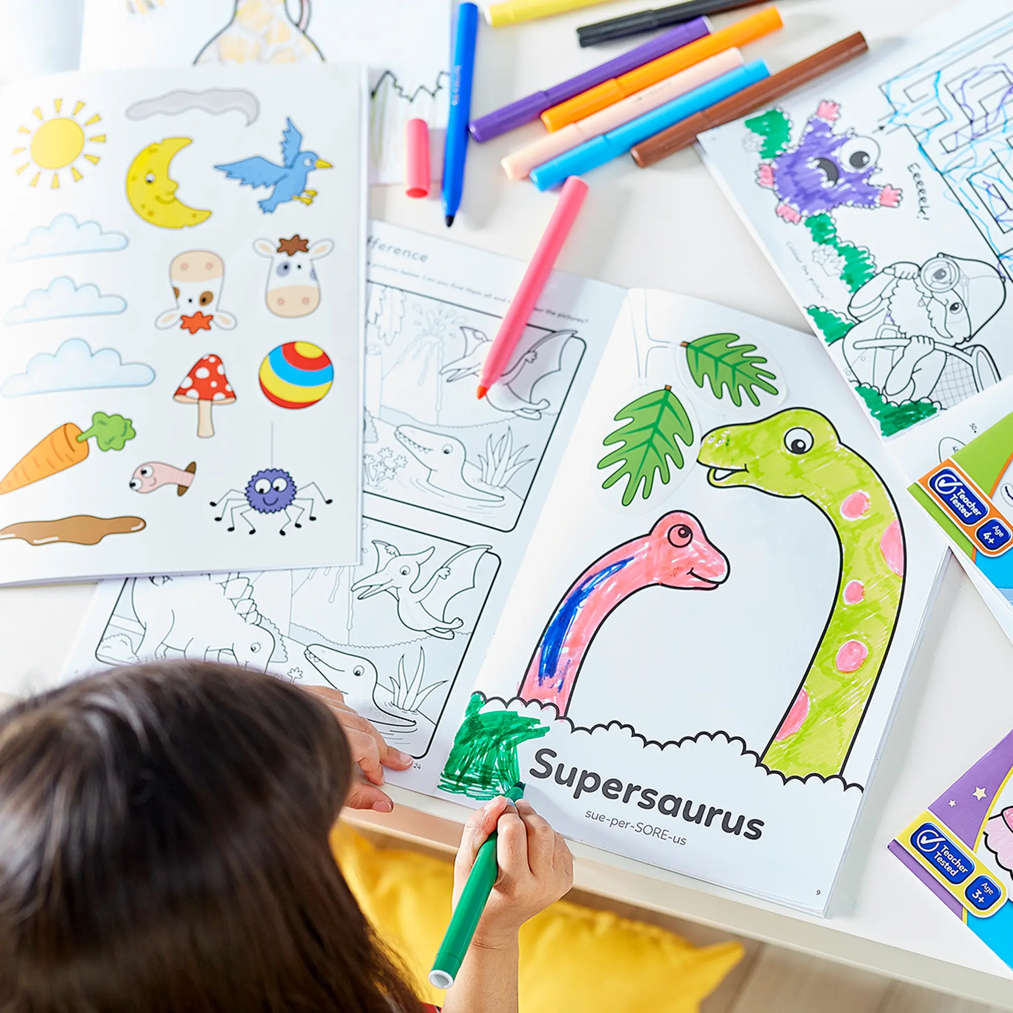 COLOURING BOOK - DINOSAUR - Image 2
