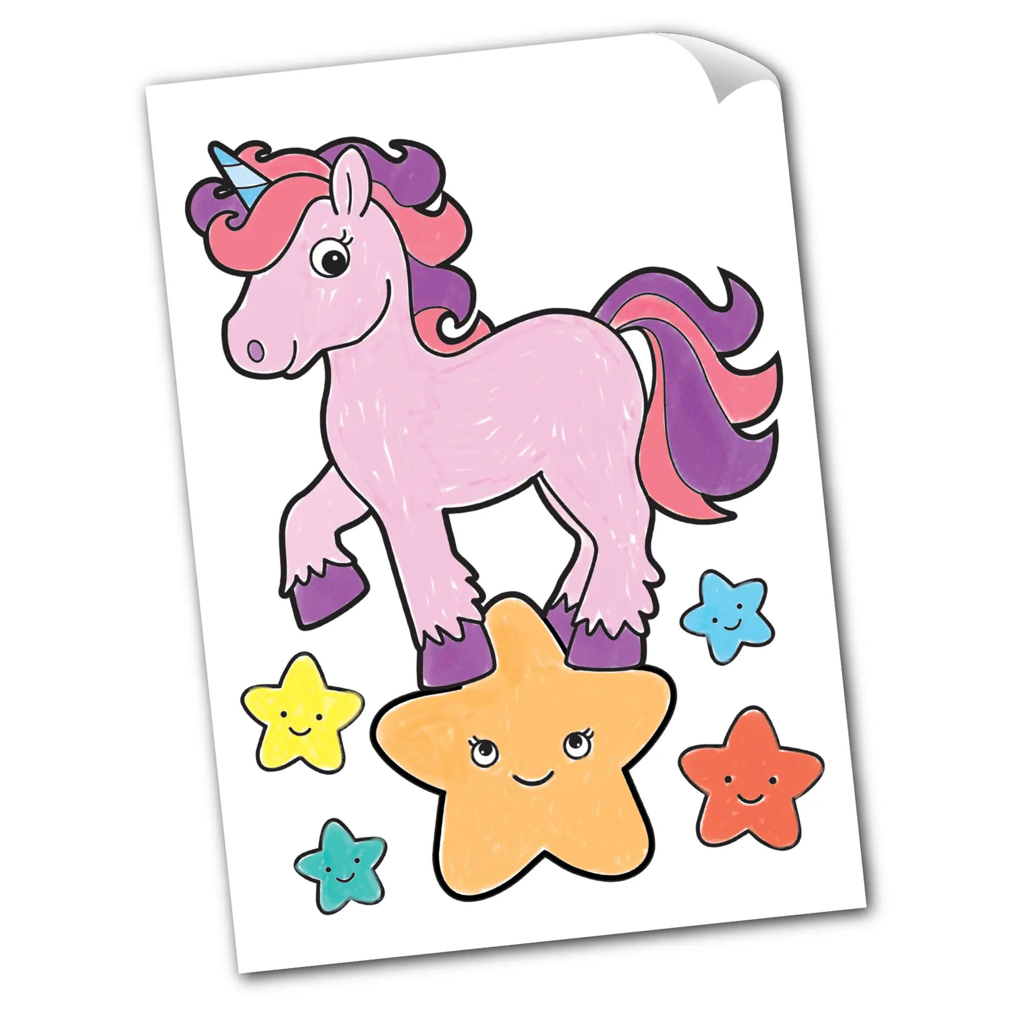 COLOURING BOOK - UNICORNS MERMAIDS - Image 3