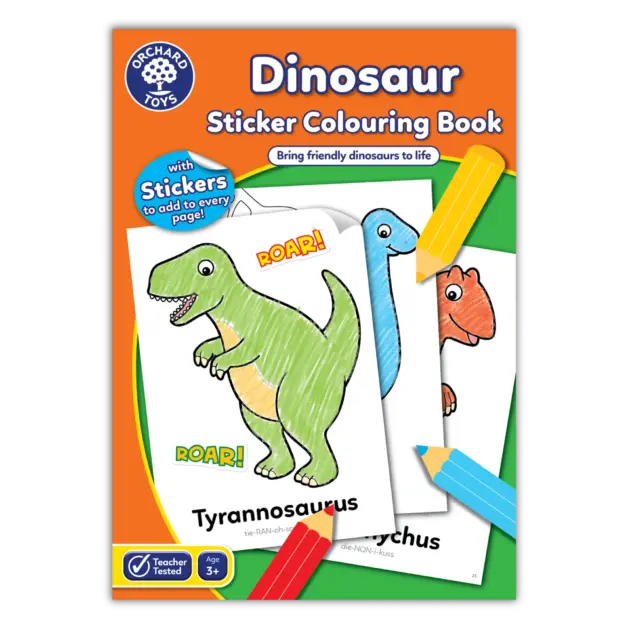 COLOURING BOOK - DINOSAUR