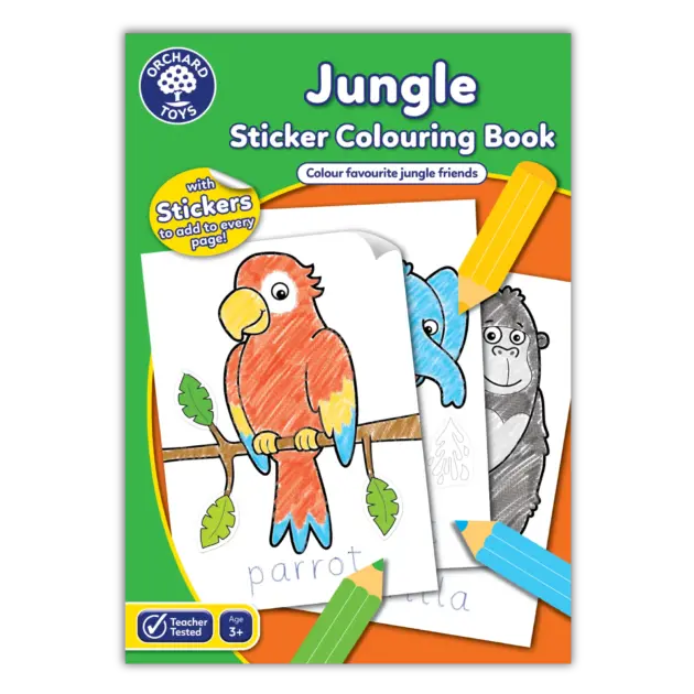 COLOURING BOOK - JUNGLE