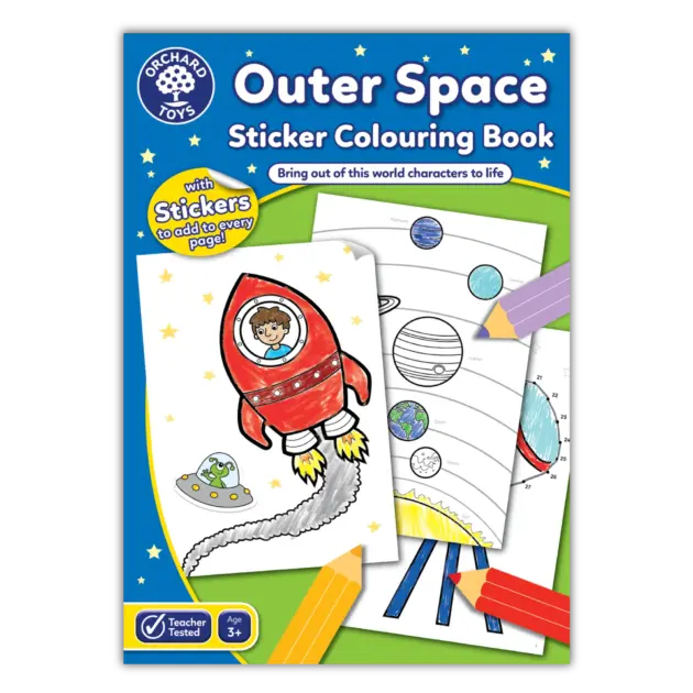 COLOURING BOOK - OUTER SPACE