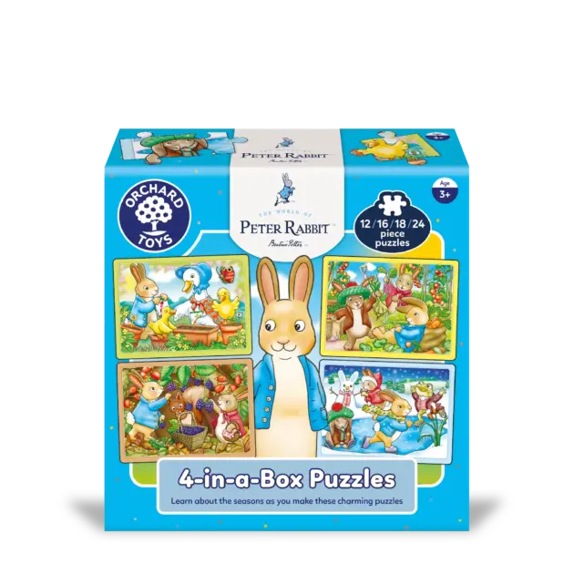 PETER RABBIT 4 IN A BOX PUZZLES
