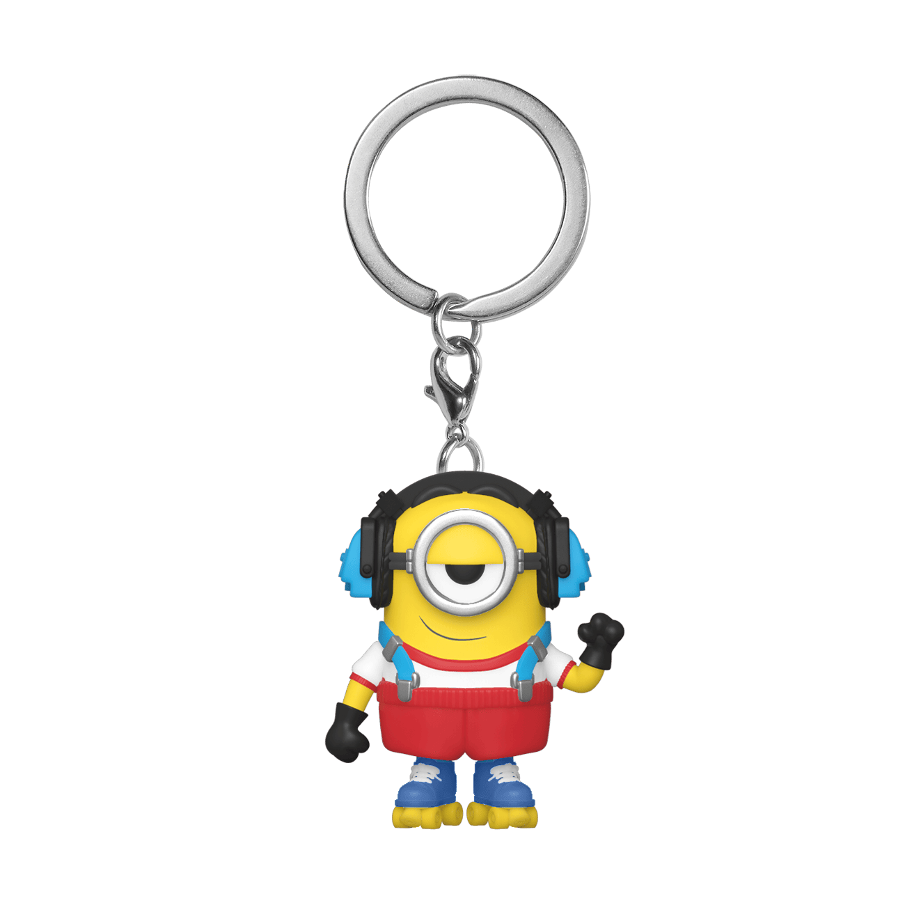 47797POP KEYCHAIN: MINIONS 2- ROLLER SKATING STUART