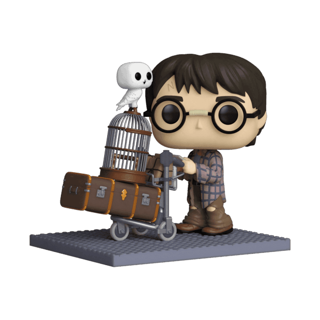 57360POP DELUXE: HP ANNIVERSARY- HARRY PUSHING TROLLEY