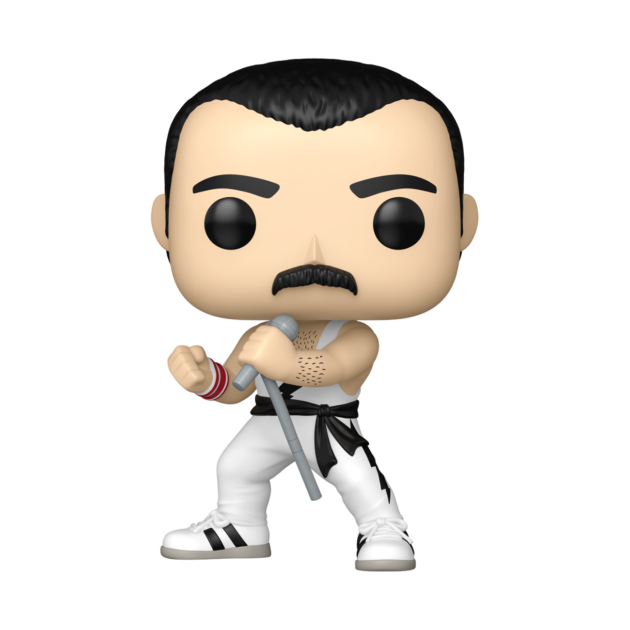 75373POP ROCKS: QUEEN- F. MERCURY(WHT SINGLET)