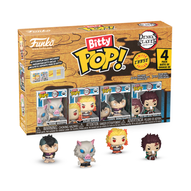 86951BITTY POP: DEMON SLAYER-INOSUKE 4PK
