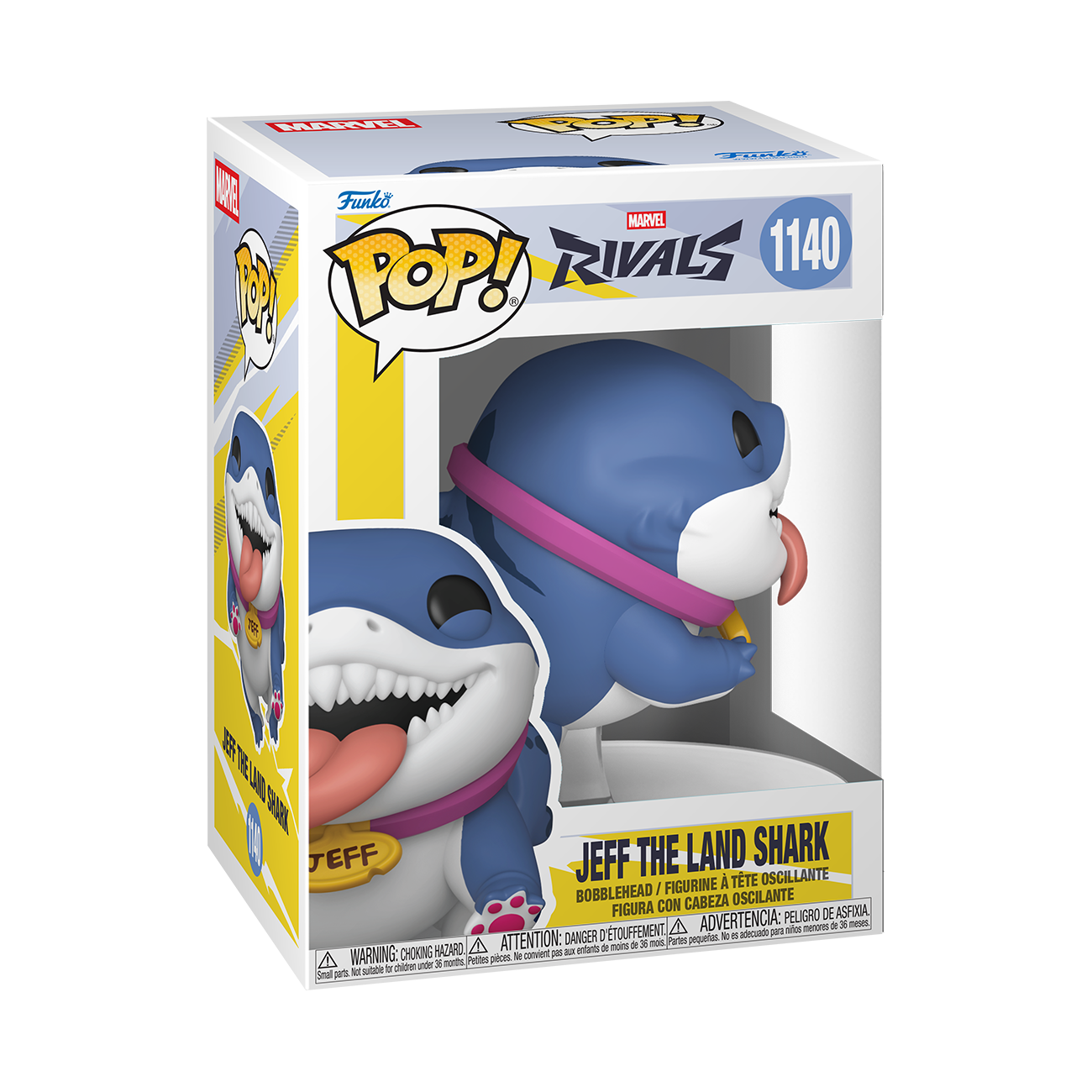 88169POP GAMES: MARVEL RIVALS - JEFF THE LAND SHARK - GRADE A - Image 2