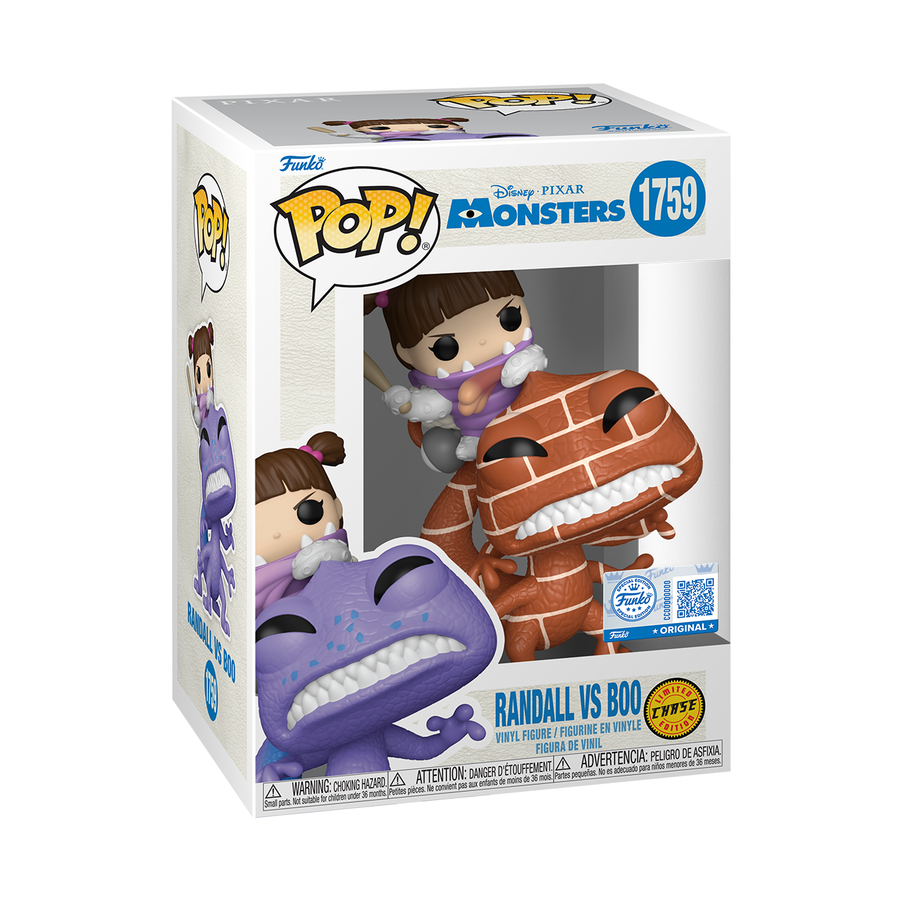 88565POP DISNEY: MNSTRS INC- RANDALL/BOO W/CH - Image 4