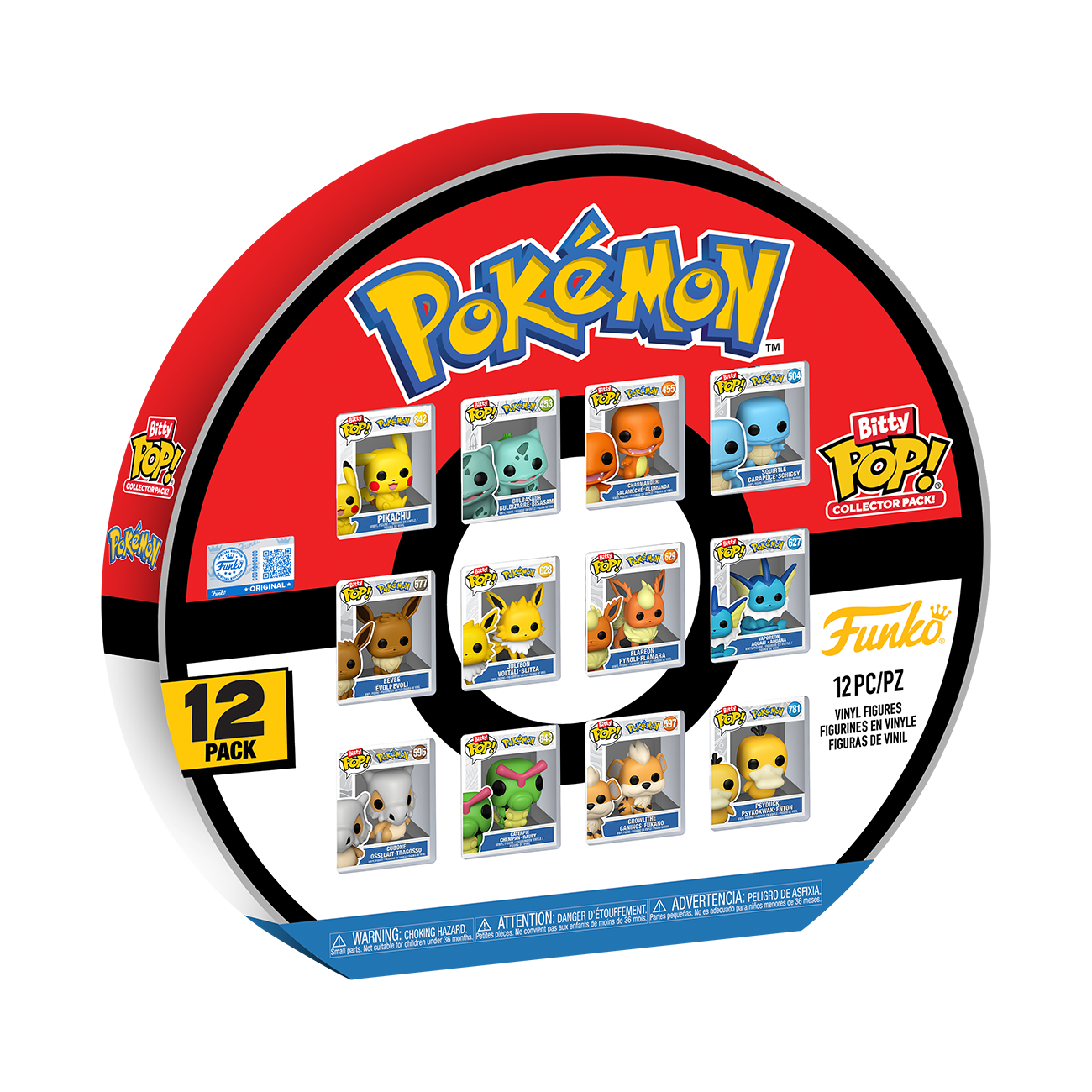 88984BITTY POP: POKEMON- 12PC MLTIPK (1X6) - TCPM000226070052