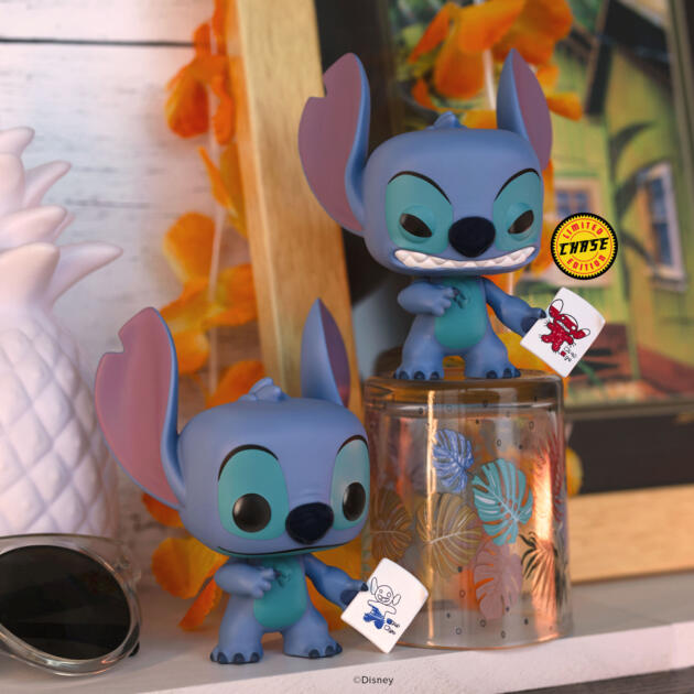 90345POP DISNEY: L&S S4- STITCH W/MOOD CHART (CH)