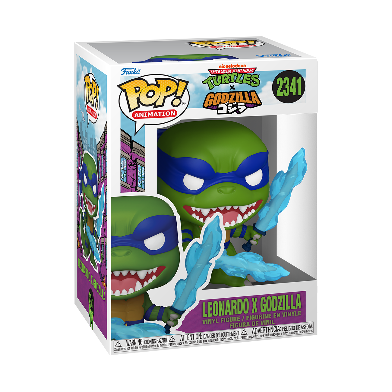 90583POP ANIMATION: GDZTMNT- LEONARDOXGODZILLA - Image 2