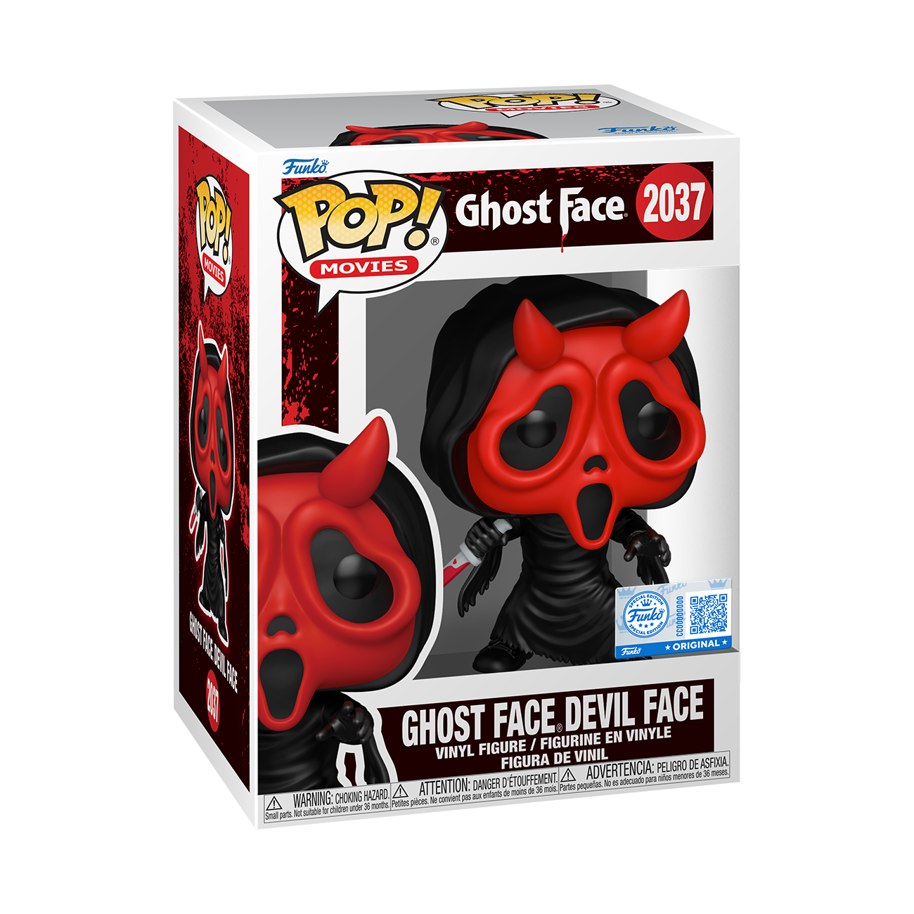 91683POP VINYL: GHOST FACE- DEVIL MASK (MT) - Image 2