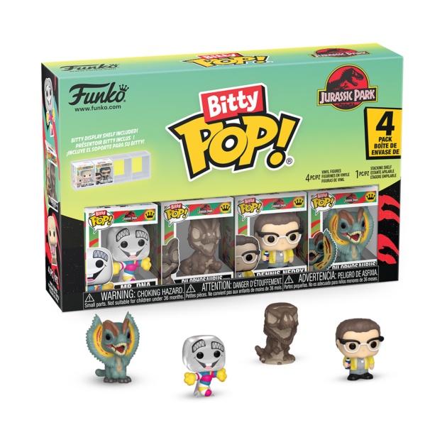 92955BITTY POP 4PK: JURASSIC PARK- MR. DNA (1X48) - TCPM000226070052