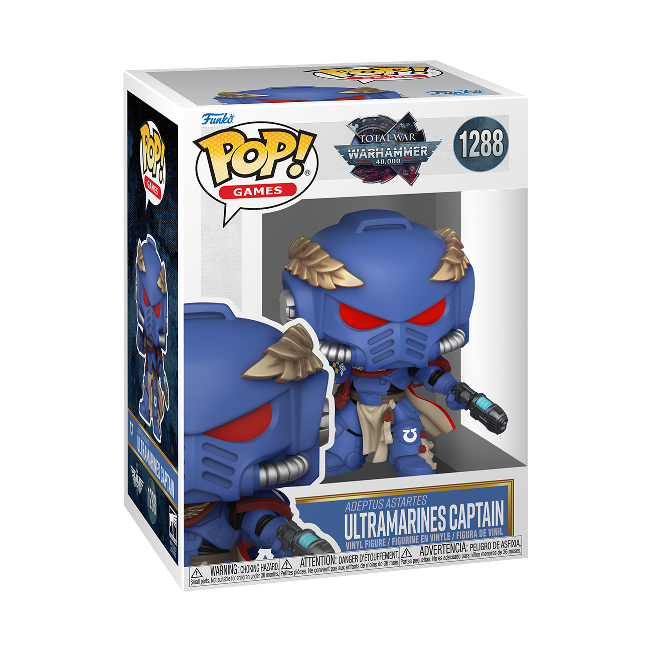 93512POP GAMES: WARHAMMER- ULTRA MARINES CAPTAIN - Image 3