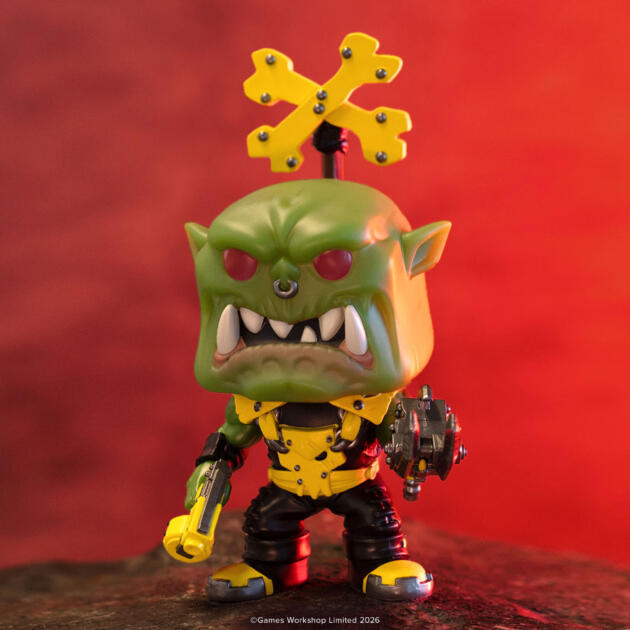 93514POP GAMES: WARHAMMER- ORK NOB