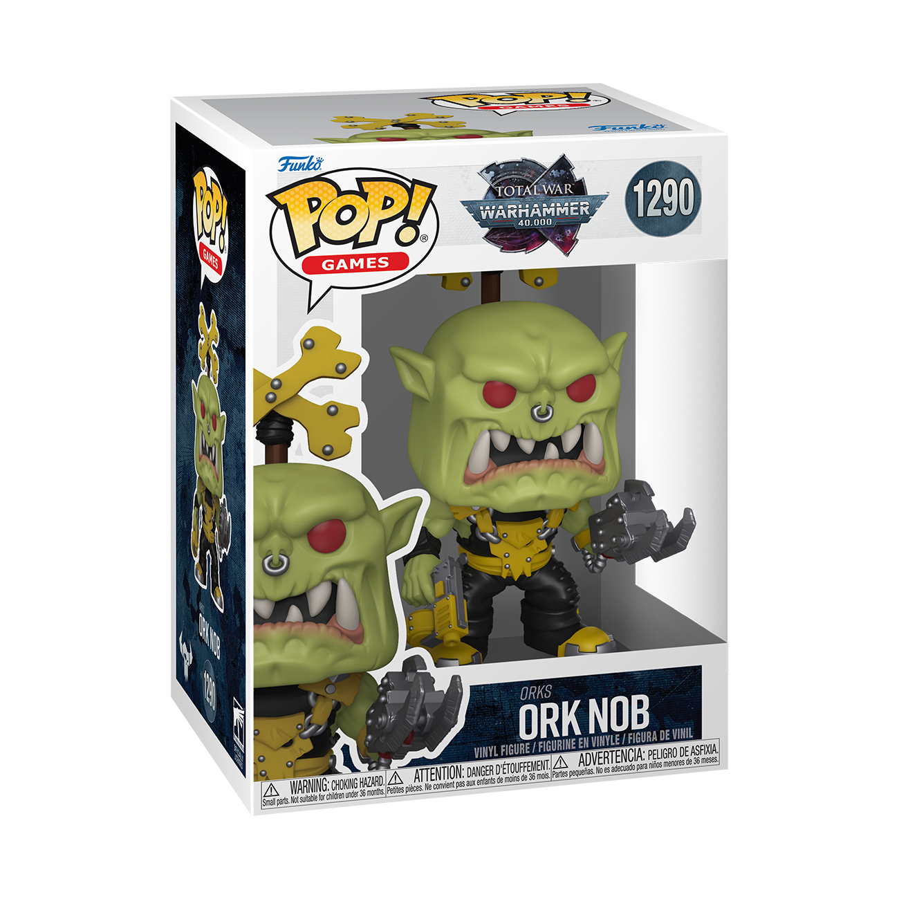 93514POP GAMES: WARHAMMER- ORK NOB - Image 3