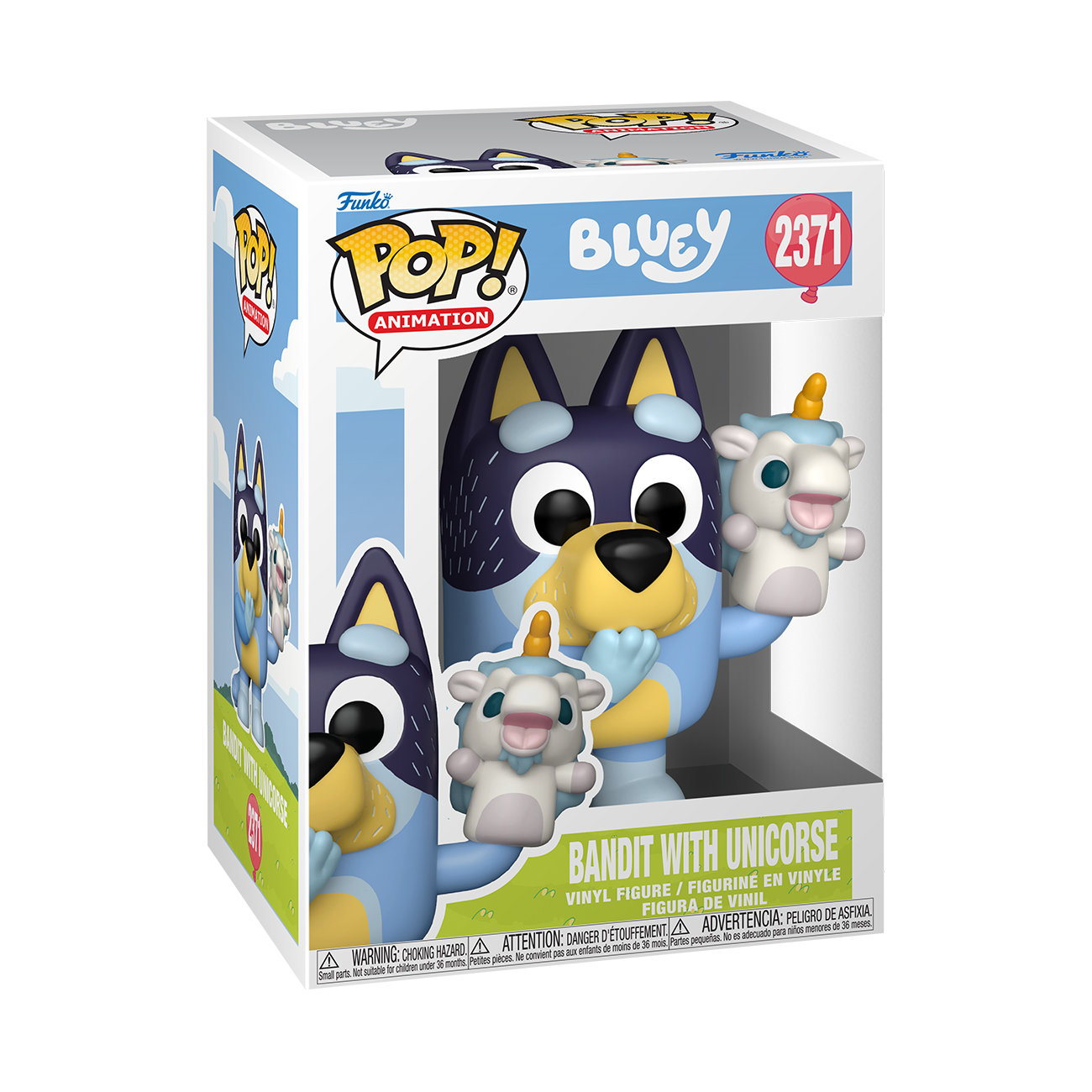 94053POP ANIMATION: BLUEY - BANDIT W/UNICOURSE - Image 3