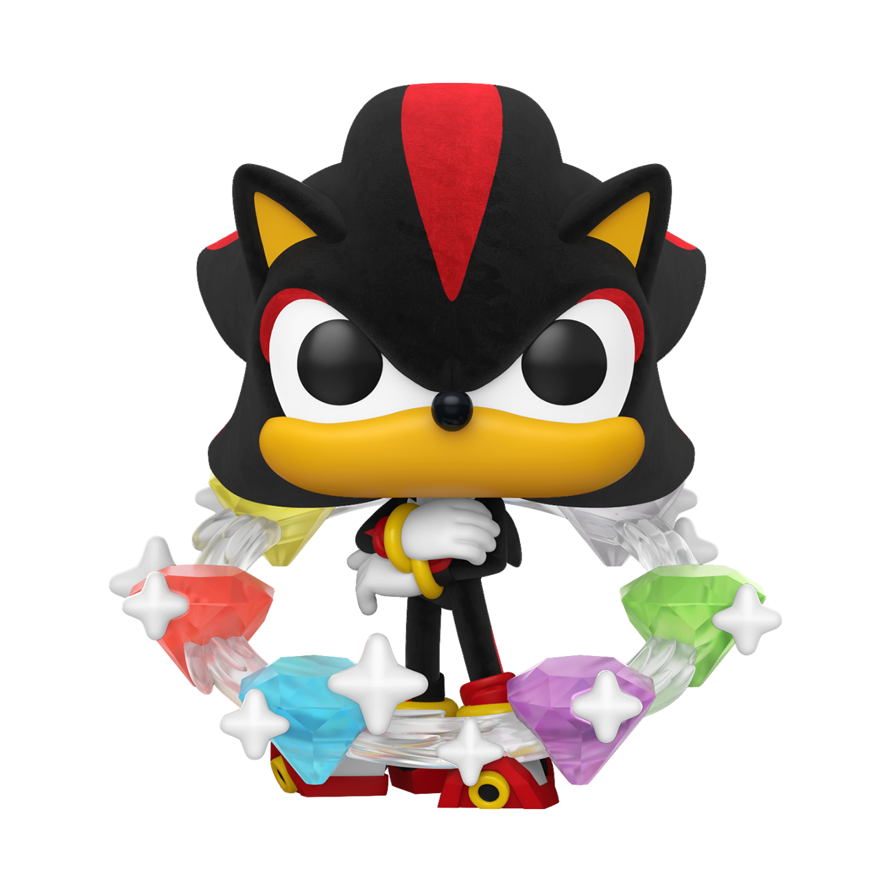 94115POP GAMES:SONICS11-SHADOW W/EMERALDS(FL)