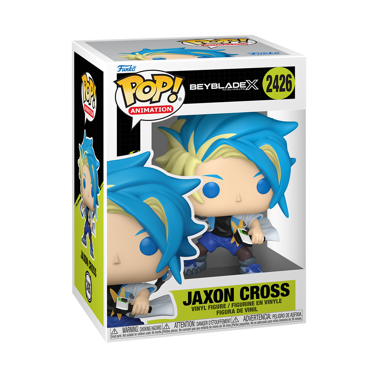 94144POP ANIMATION: BEYBLADES- JAXON CROSS W/CH - Image 2