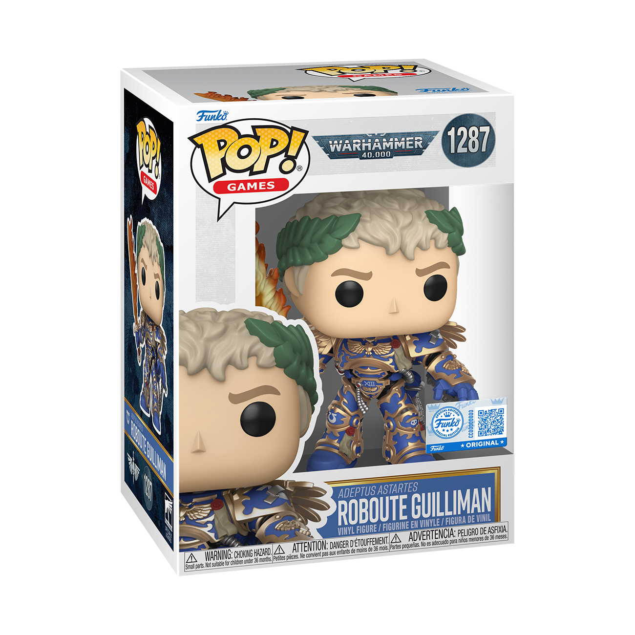 94189POP GAMES: WARHAMMER- ROBOUTE GUILLIMAN - Image 2