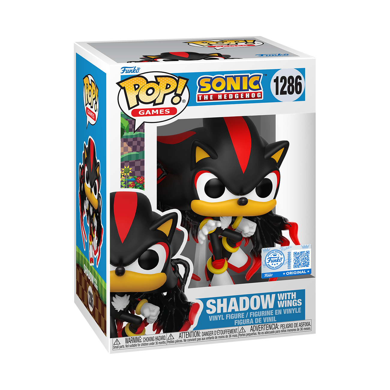 94203POP GAMES: SONIC- SHADOW W/ WINGS - Image 2